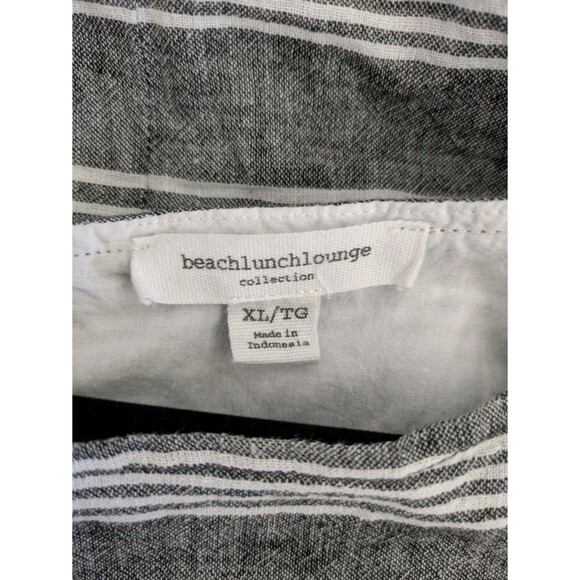 beachlunchlounge Womens Striped Sleeveless Crew Neck Midi‎ Shift Dress Size XL - Picture 2 of 9